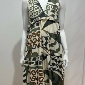 Robe longue imprimée