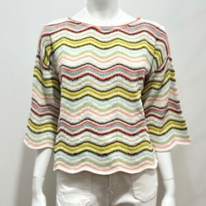 Pull fin en maille blanche