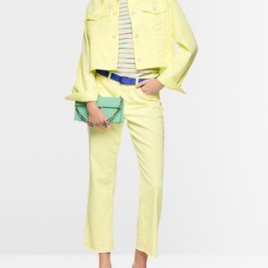 Jean&rsquo;s jaune ou rose