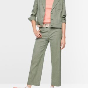 Pantalon droit kaki ou Rose