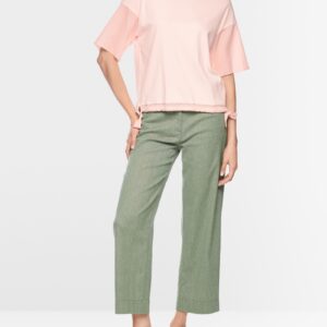 Haut coton et organza