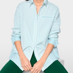 Chemise Rayée Verte