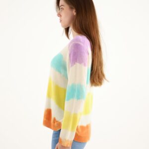 Pull Cachemire multicolore