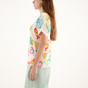 Haut imprimé Lunettes