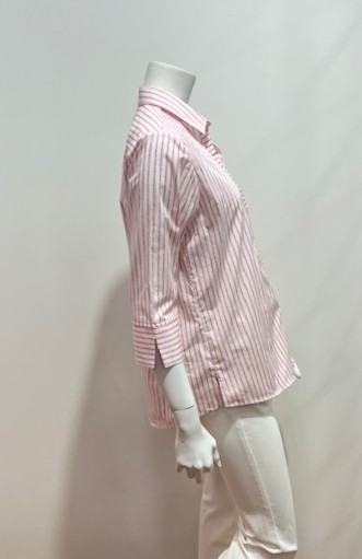 Chemise rose rayée – Image 2