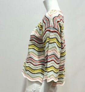 Pull fin en maille blanche