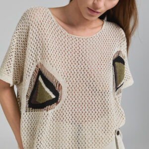 Pull en maille crochet