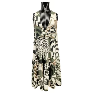 Robe longue imprimée