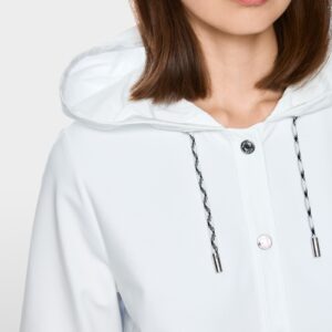 Veste Blanche à capuche