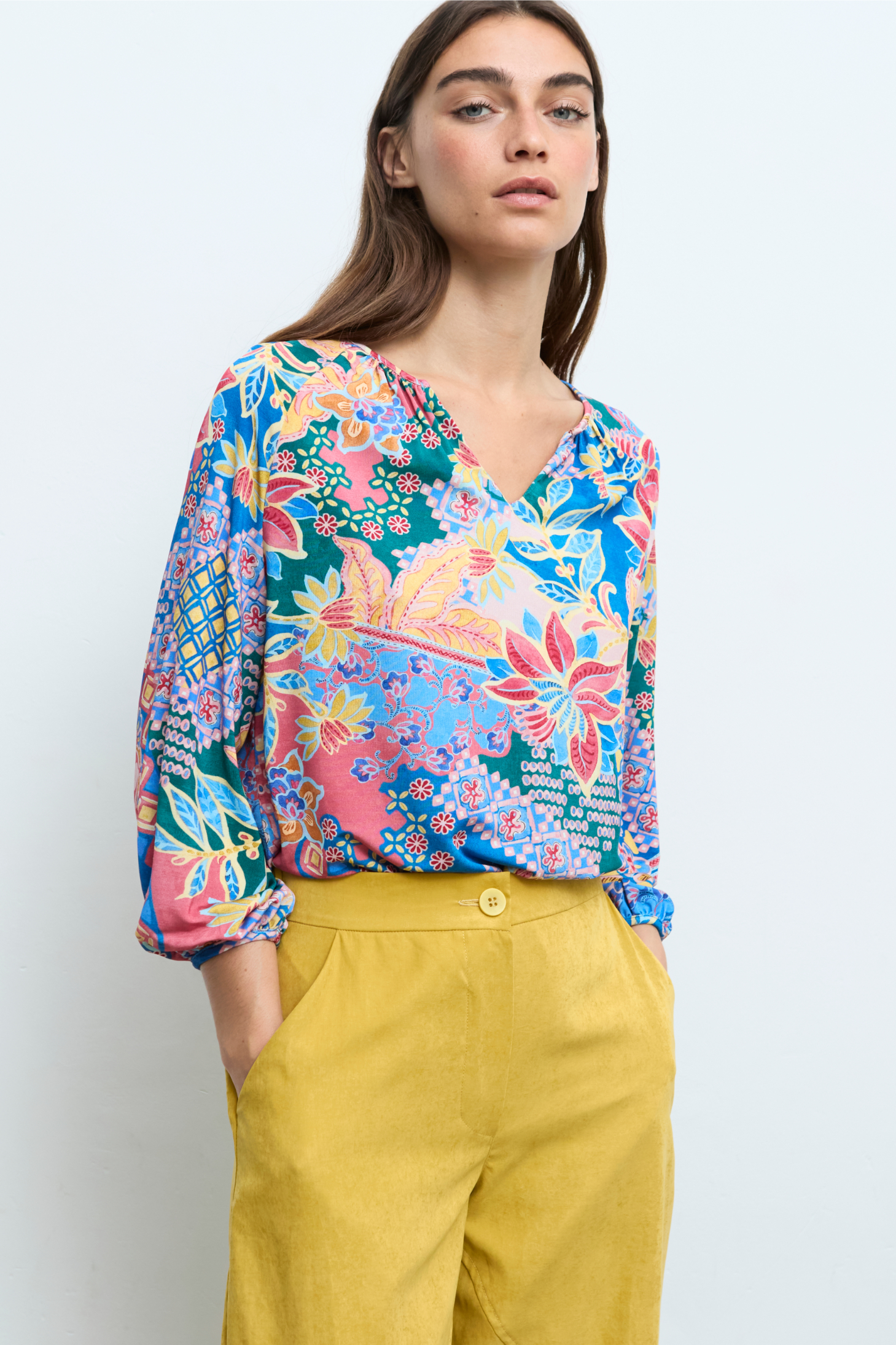 Blouse Aldomartins bleue