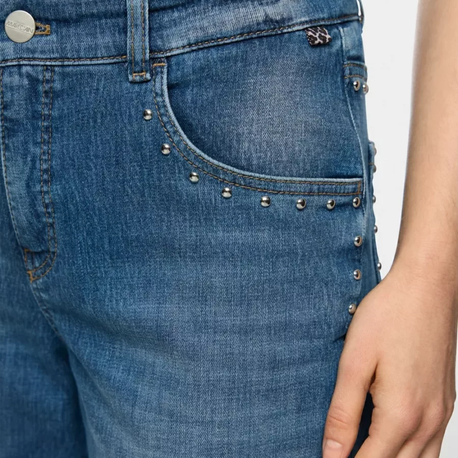 Jeans Bleu Clous