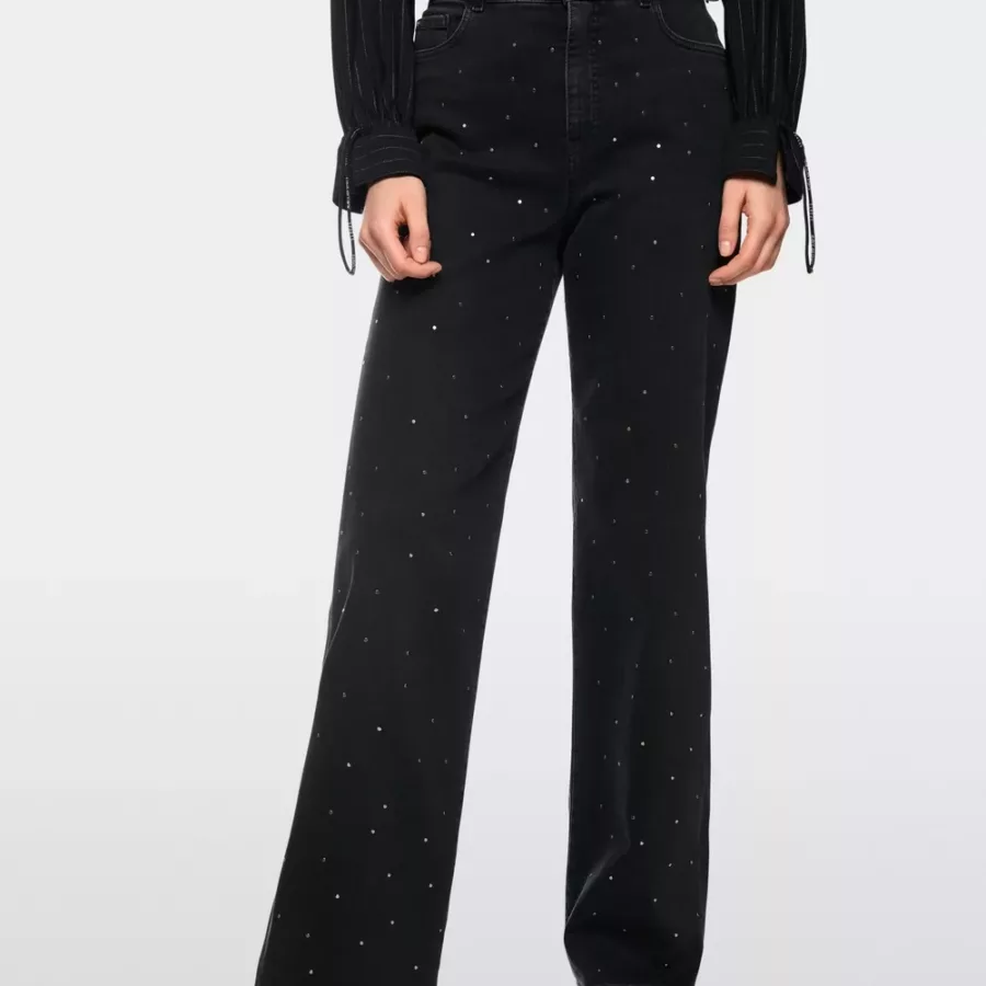 Jeans Gris Clous