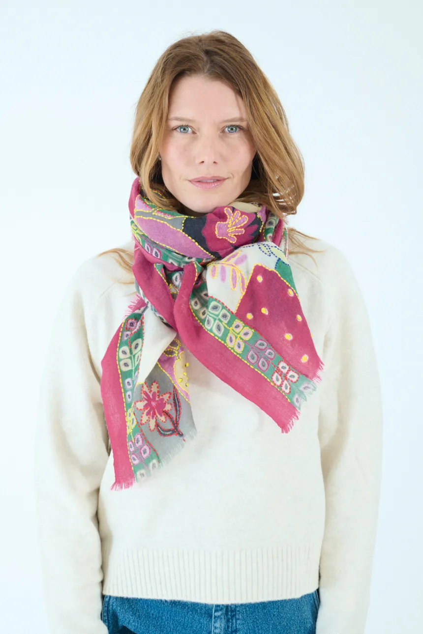 Echarpe Agape Rose – Image 2