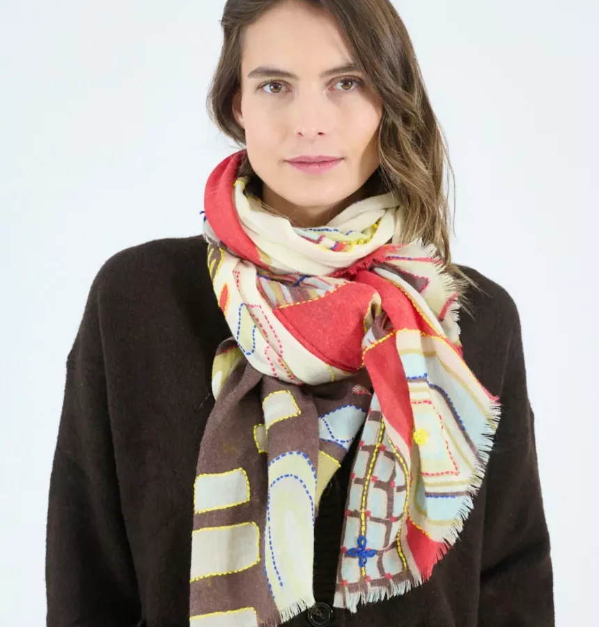 Echarpe Ary Rouge