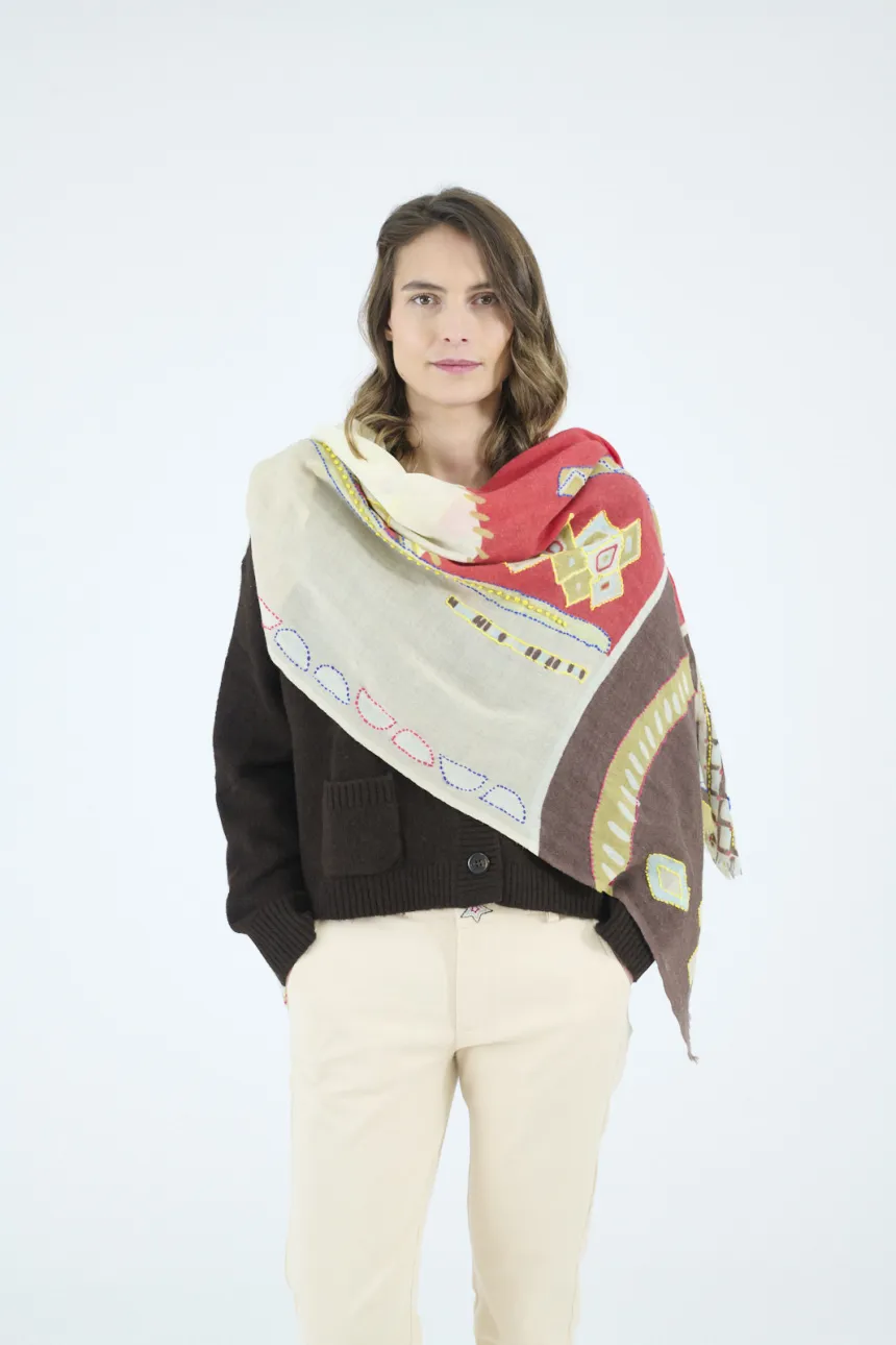Echarpe Ary Rouge – Image 2