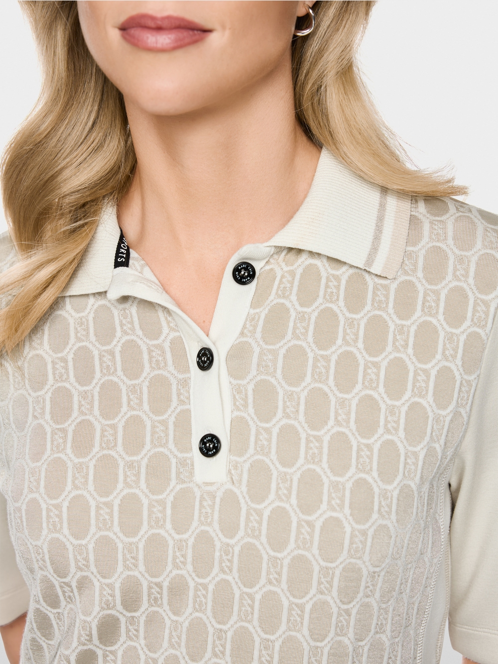 Robe imprimé logo doré – Image 2
