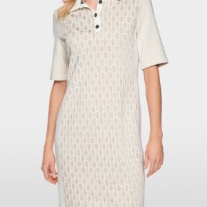 Robe imprimé logo doré