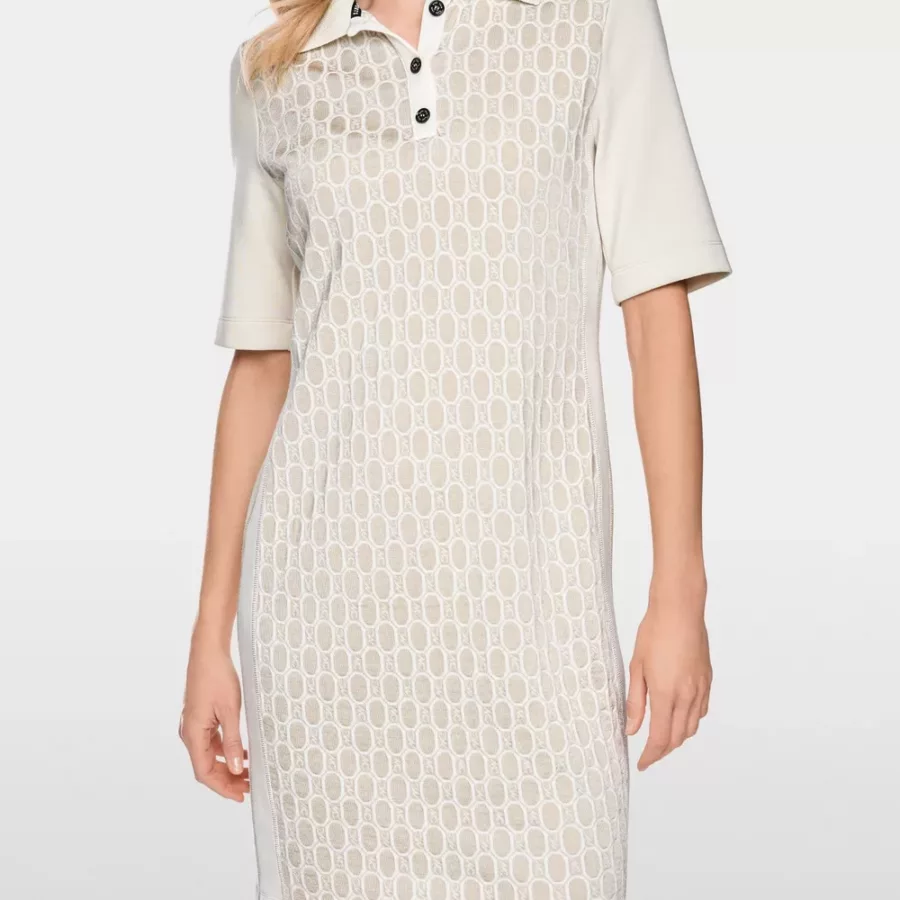 Robe imprimé logo doré