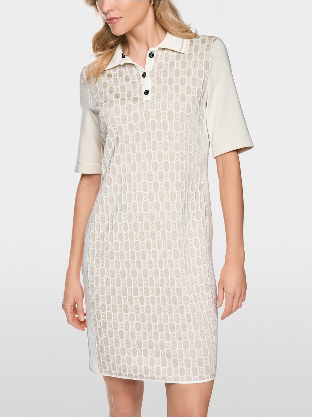 Robe imprimé logo doré
