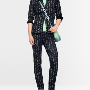 Blazer imprimé géométrique