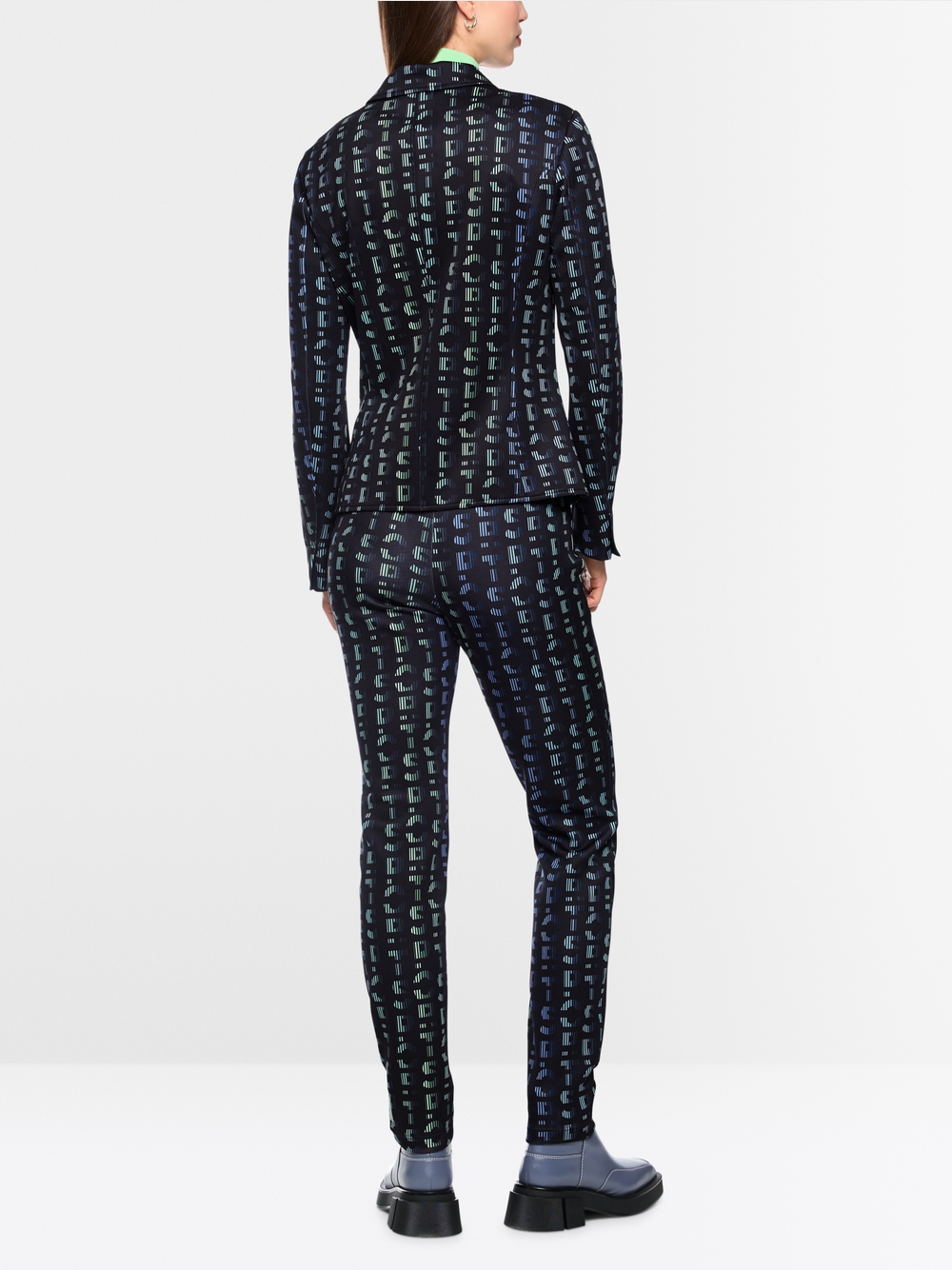 Blazer imprimé géométrique – Image 4