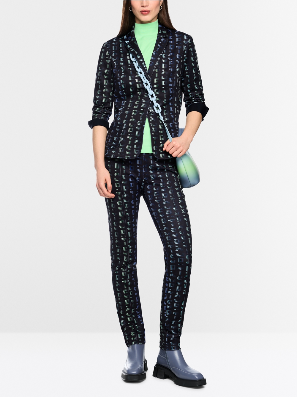Blazer imprimé géométrique – Image 2