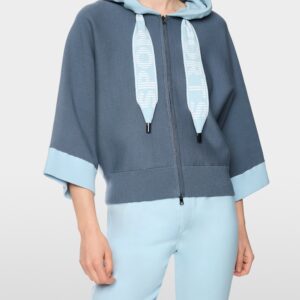 Veste courte à capuche