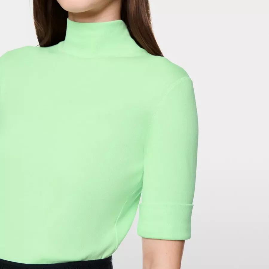 Haut coton bleu ou vert