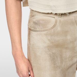 Jeans Barrel Doré