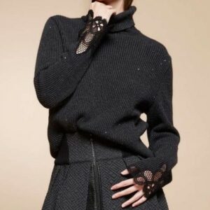 Pull Paillettes et Dentelle