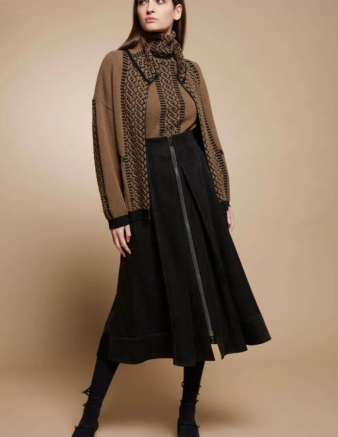Jupe Velours Noir