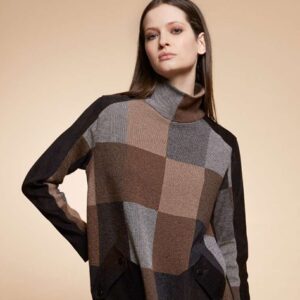 Robe à Carreaux Marron