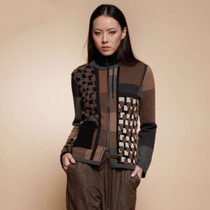 Veste Patchwork Tricot Chic