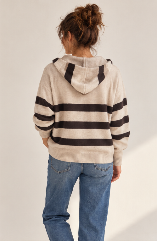 Gilet en cachemire rayé – Image 3
