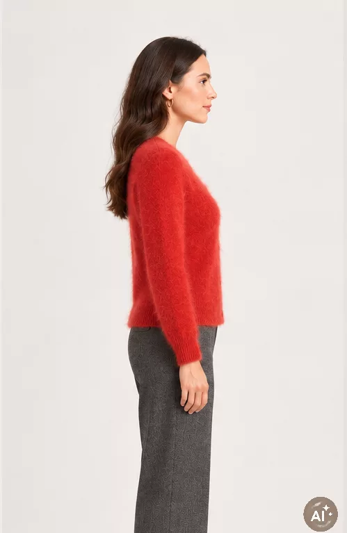 Gilet en racoon rouge