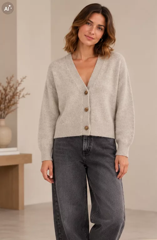 Gilet ample en racoon