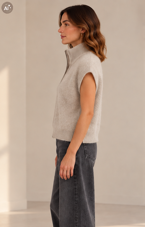 Gilet sans manche en racoon – Image 2