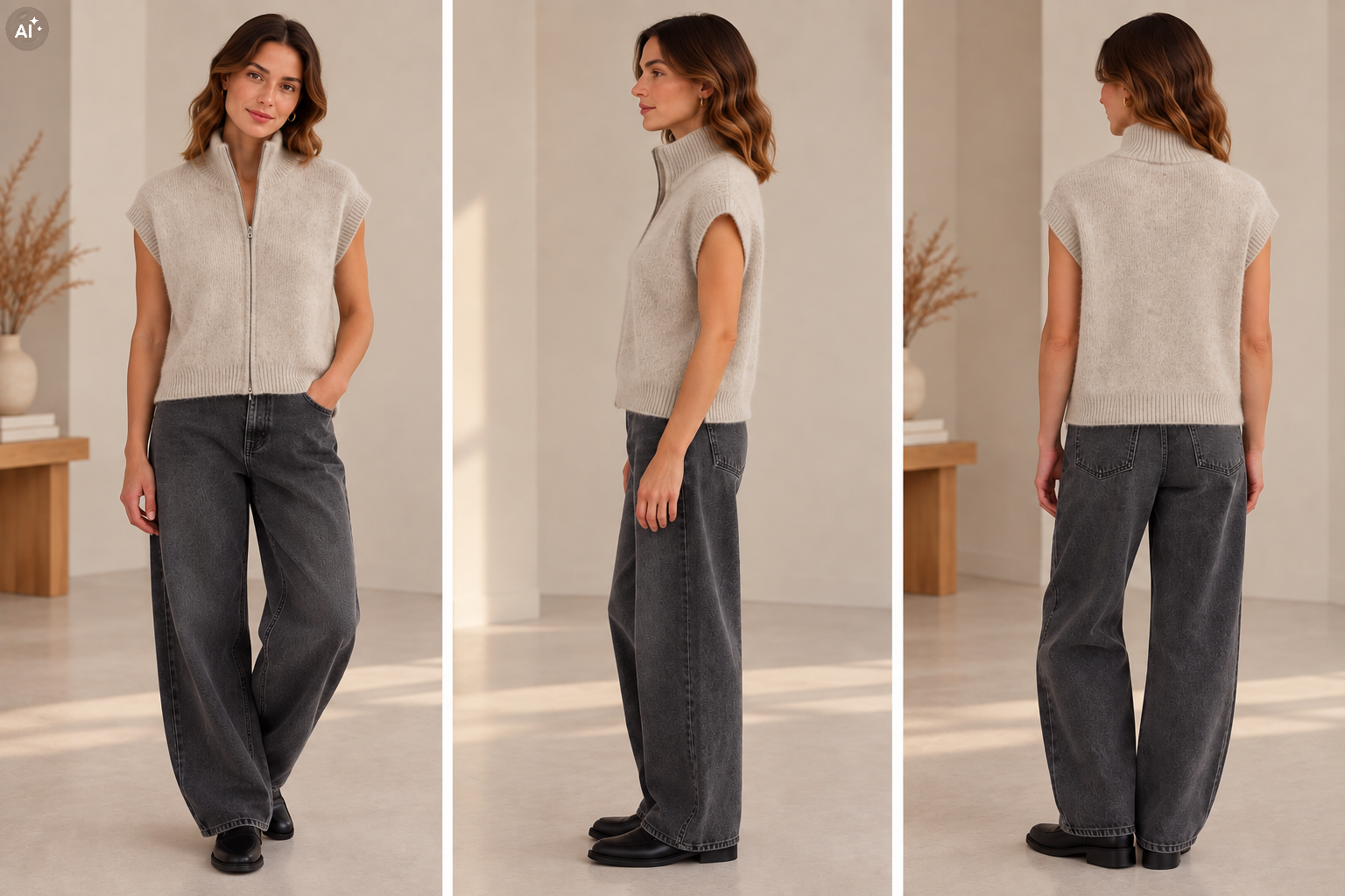 Gilet sans manche en racoon – Image 4