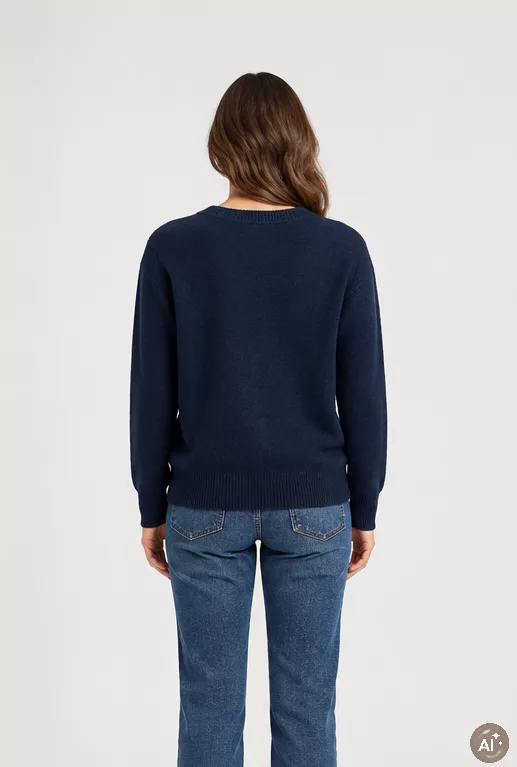 Pull col v en cachemire esthème – Image 4