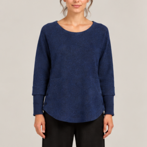 Pull Cachemire bleu