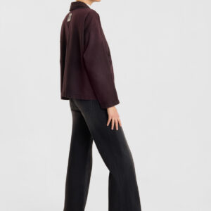 Veste denim Bordeaux