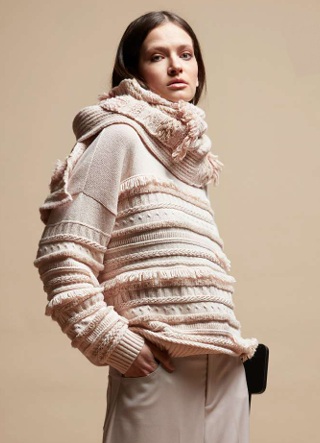 Pull Maille et Franges