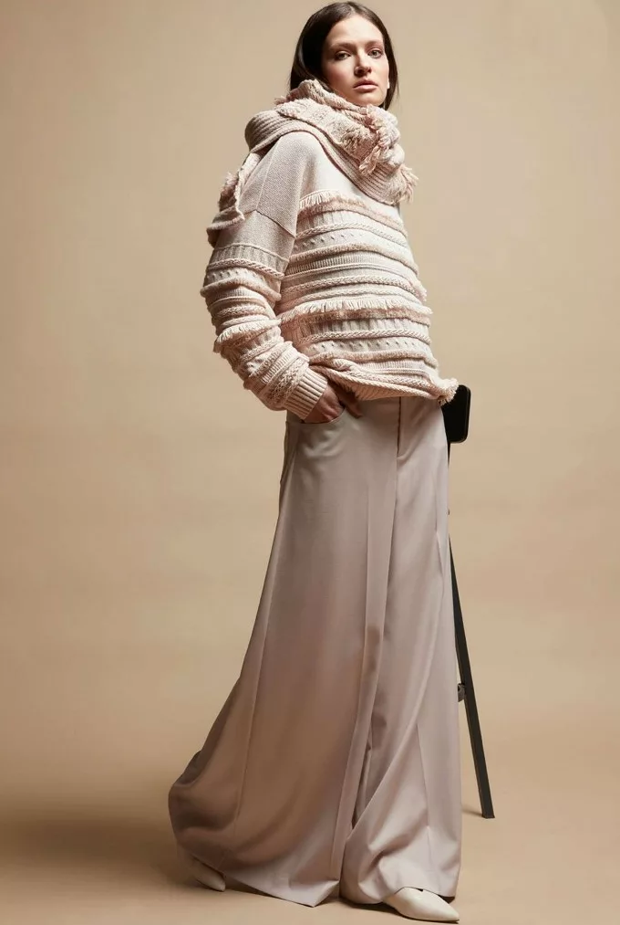 Pull Maille et Franges