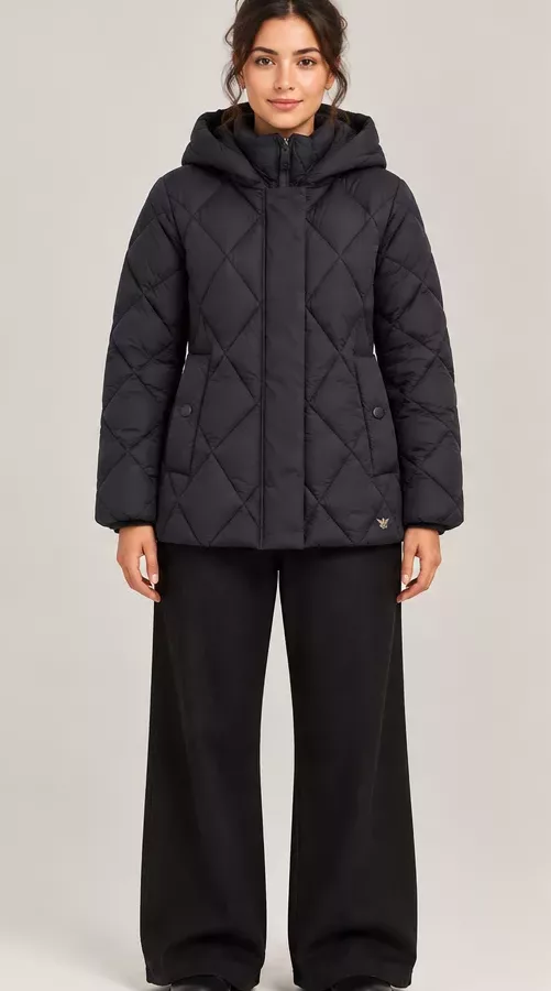 Veste Matelassée Noire