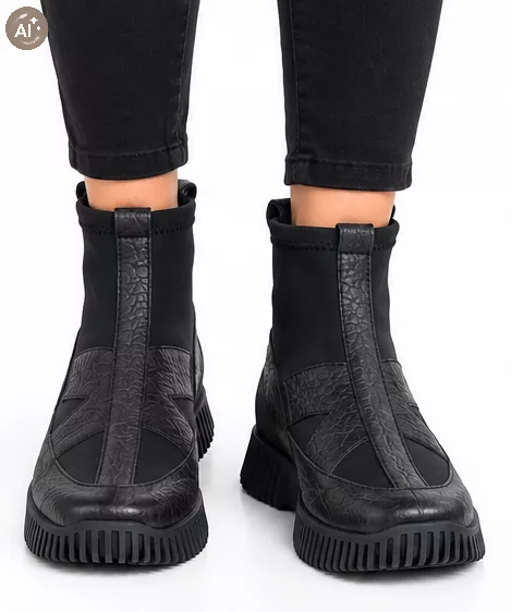 Boots en néoprène et cuir Arche – Image 3