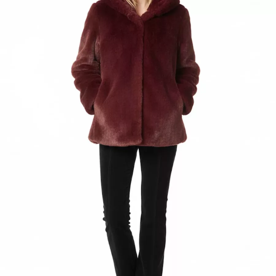 Manteau en fausse fourrure