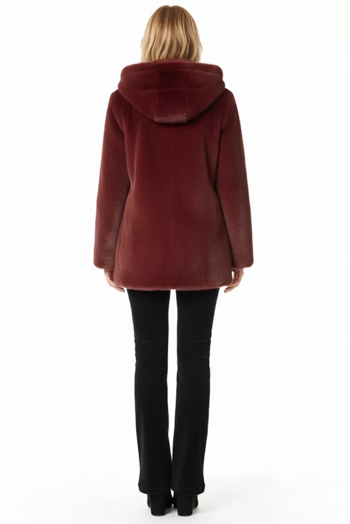 Manteau en fausse fourrure – Image 7