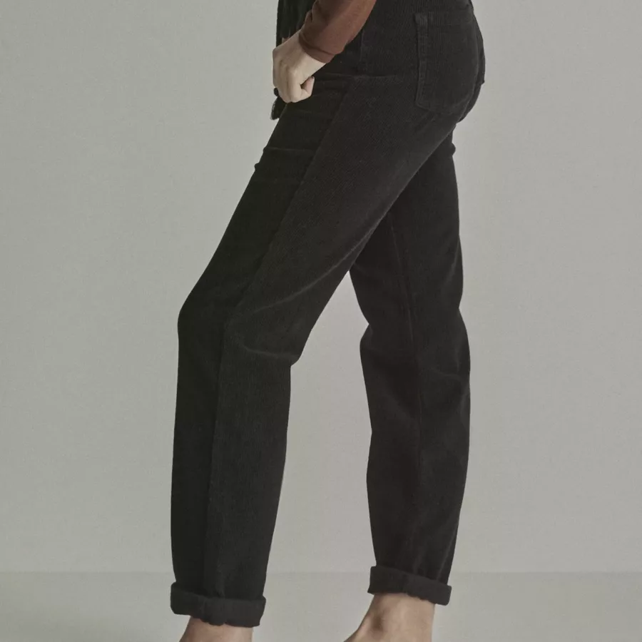 Pantalon en velours noir